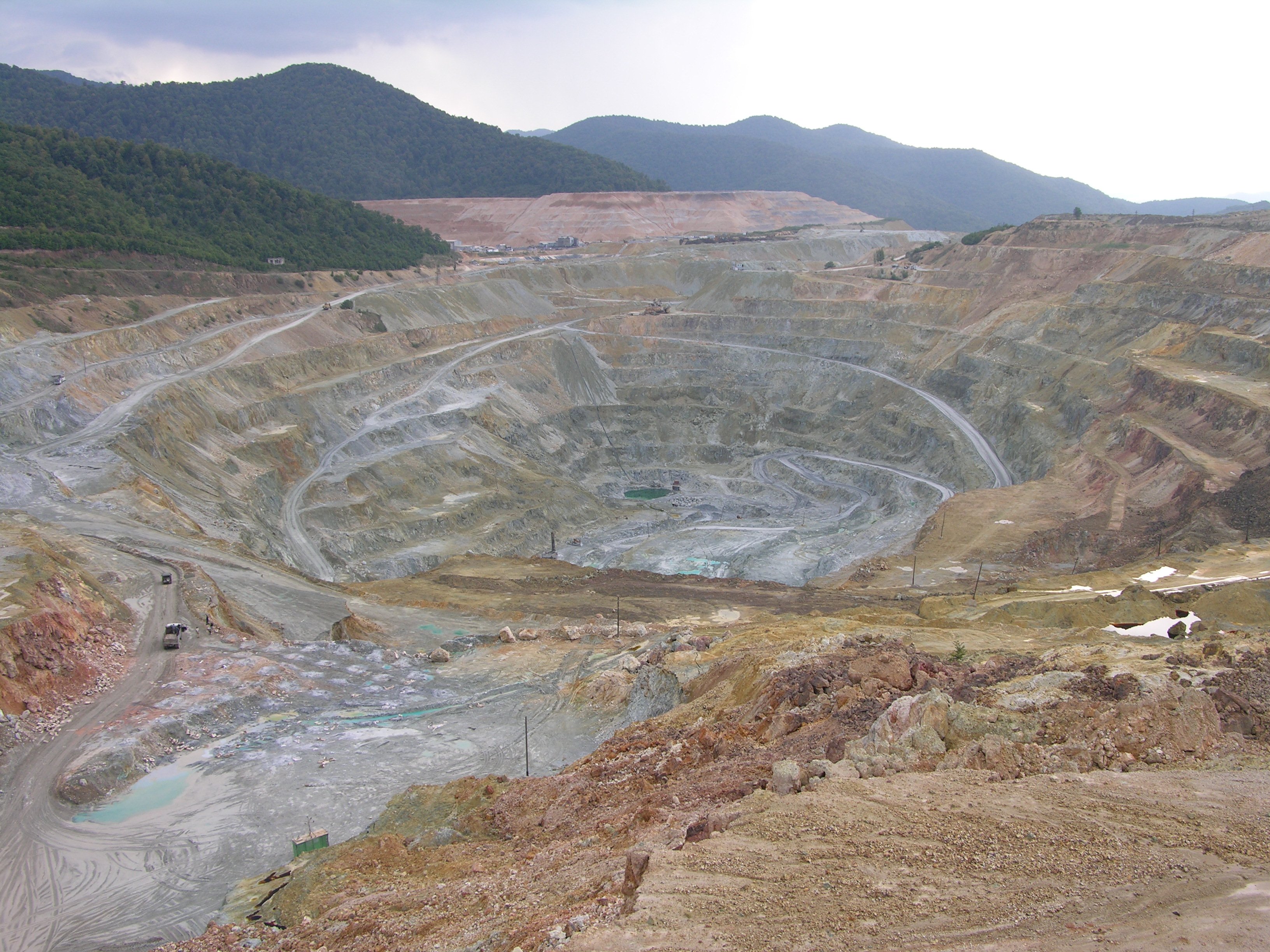 Open Pit Copper Mine Republic of Georgia